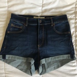 Garage High Waisted Jean Shorts